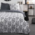 Miniatyrbild 1 av 3: Duvet cover set TODAY White Black 220 x 240 cm 3 Pieces