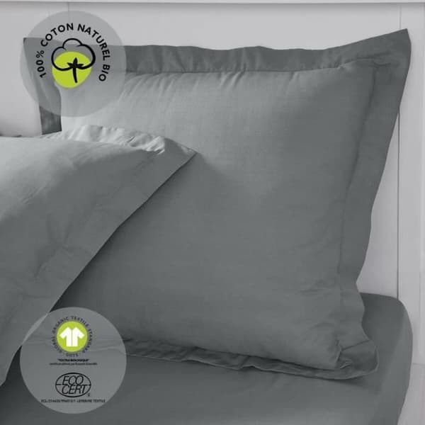 Pillowcase TODAY Grey 63 x 63 cm