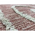 Miniatyrbild 4 av 4: Carpet DKD Home Decor Pink Terracotta White Fringe Urban (120 x 180 x 1 cm)