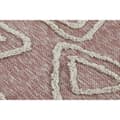 Miniatyrbild 2 av 4: Carpet DKD Home Decor Pink Terracotta White Fringe Urban (120 x 180 x 1 cm)