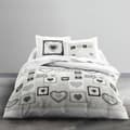 Miniatyrbillede 1 af 3: Bedding set TODAY Hearts White Double bed 240 x 260 cm