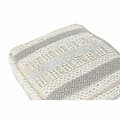Miniatyrbild 3 av 3: Cushion DKD Home Decor Floor White Grey Squared Boho 60 x 60 x 25 cm
