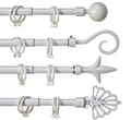 Miniatyrbillede 2 af 3: Curtain Bar Extendable 170 - 320 cm White Iron (8 Units)