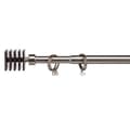 Miniatyrbild 2 av 3: Curtain Bar Extendable Squared Silver Iron 4,5 x 125,5 x 4,5 cm (12 Units)