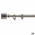 Miniatyrbild 1 av 3: Curtain Bar Extendable Squared Silver Iron 4,5 x 125,5 x 4,5 cm (12 Units)