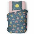 Miniatyrbild 1 av 3: Duvet cover set Roupillon rainbow 140 x 200 cm Blue 2 Pieces