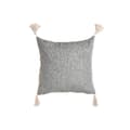 Miniatyrbillede 3 af 4: Cushion Home ESPRIT White Grey Tassels Boho 45 x 15 x 45 cm