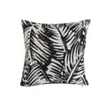 Miniatyrbillede 1 af 5: Cushion Home ESPRIT White Black Printed 45 x 15 x 45 cm