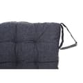 Miniatyrbild 3 av 4: Chair cushion DKD Home Decor Beige Blue Polyester Cotton Aluminium Navy Blue Mediterranean (3) (38 x 38 x 6 cm) (3 Units)