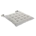 Miniatyrbild 4 av 4: Chair cushion DKD Home Decor Beige Blue Polyester Cotton Aluminium Navy Blue Mediterranean (3) (38 x 38 x 6 cm) (3 Units)
