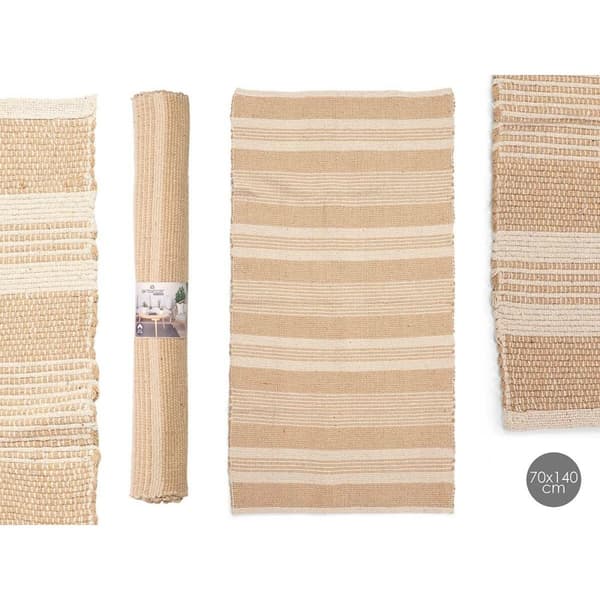 Carpet NO.01 White Brown 70 x 140 cm (8 Units)