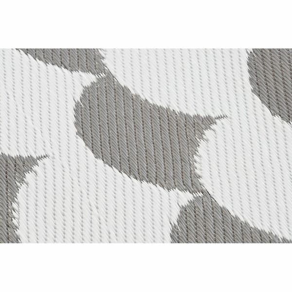 Carpet DKD Home Decor Grey Waves White (2 Units) (150 x 210 cm)