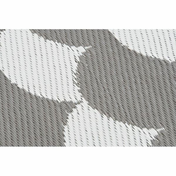 Carpet DKD Home Decor Grey Waves White (2 Units) (150 x 210 cm)