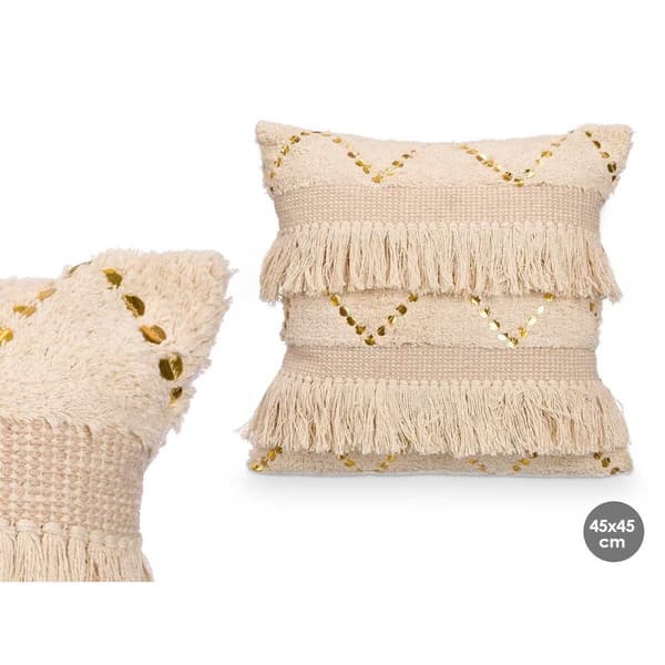 Cushion 4740 Natural 45 x 15 x 45 cm (6 Units)
