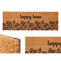 Miniatyrbillede 2 af 2: Doormat Happy home Natural PVC Coconut Fibre 120 x 1 x 40 cm (6 Units)