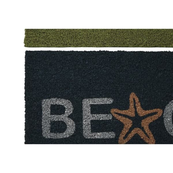 Doormat DKD Home Decor Blue Turquoise Rubber (60 x 40 x 1,5 cm) (2 Units)