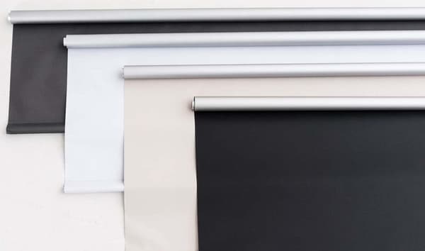Klemmfix Roller Blind - Awisning - montering utan borrning, praktisk installation | Färg: Vit | Storlek: 75x150 cm