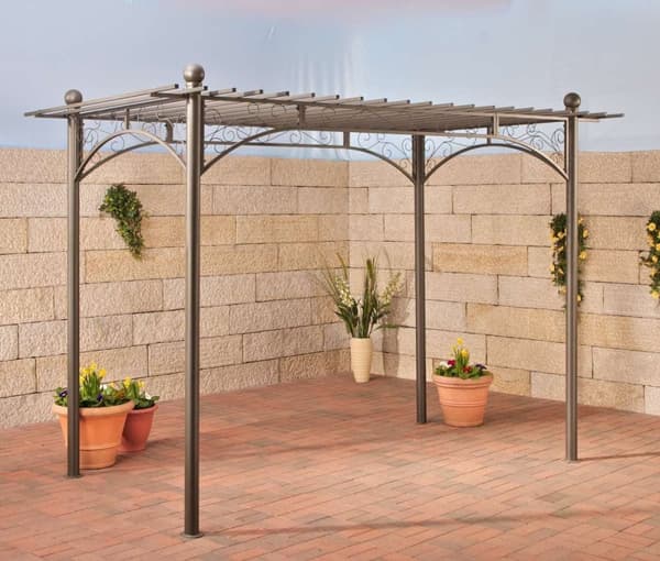 Garden Arch with Roses - Climbing Arch - Simple Assembly | Färg: Anthracite
