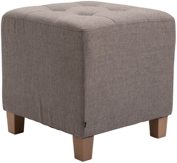 Seat Pall, Ottoman - Modern Elegant Design med hållbara dammbeläggningar, komfort och styrka Färg: Taupe