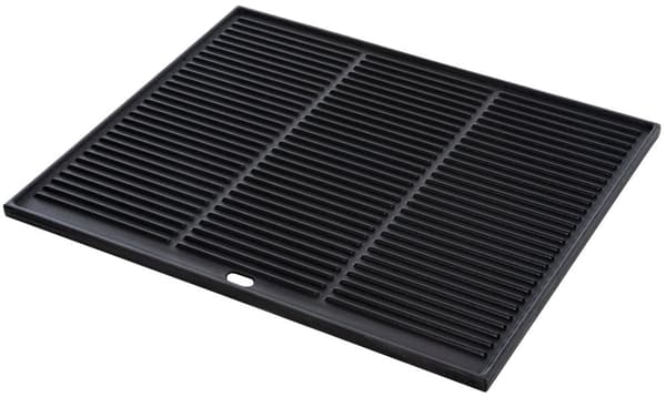 Støbejernsgrillplade og bageplade - emaljefordeling - rustfrit og varme -resistent | Størrelse: 48,5x40 cm | Farve: Anthracite