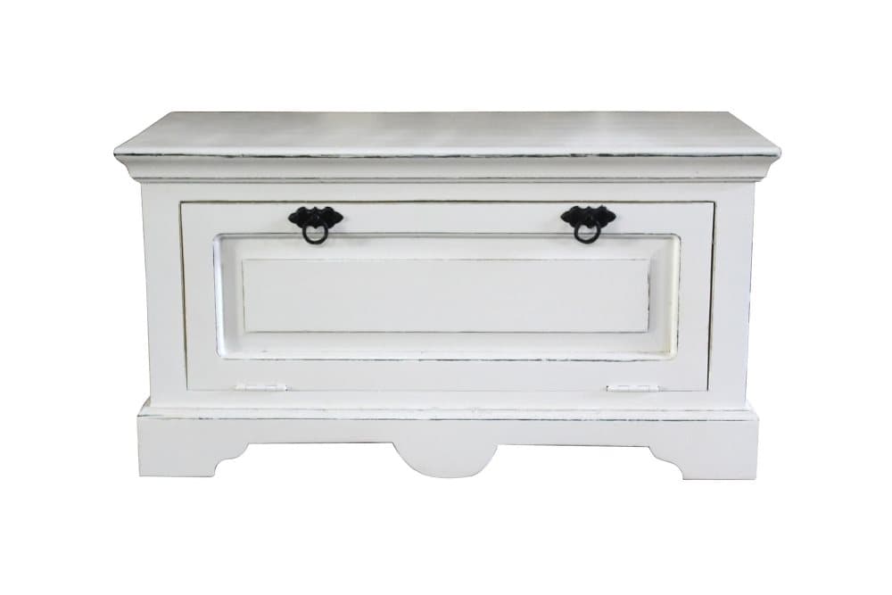 IPSWICH Hallmöbelset 4 Delar Mango/Vit