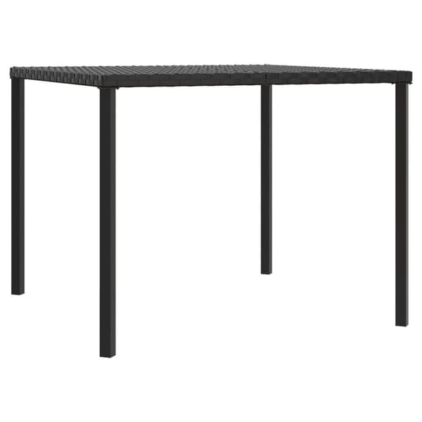 spisebordssæt til haven 2 dele med hynder polyrattan grå