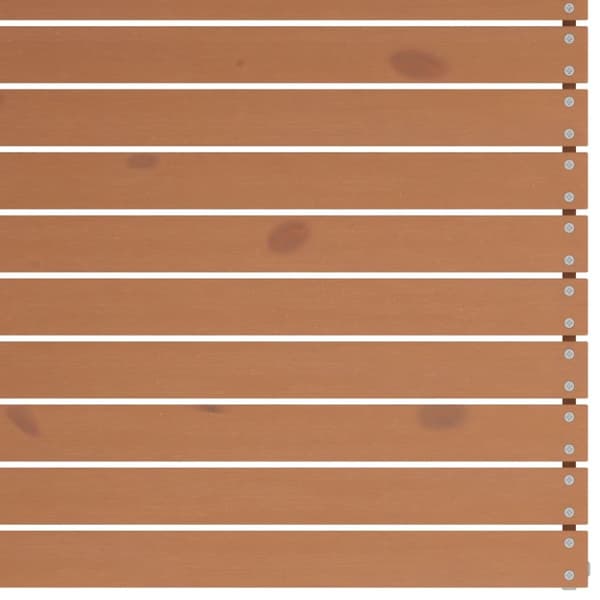 6-osainen Puutarhasohvasarja hunajanruskea täysi mänty