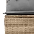 Miniatyrbillede 8 af 10: havesofasæt 11 dele med hynder polyrattan beige