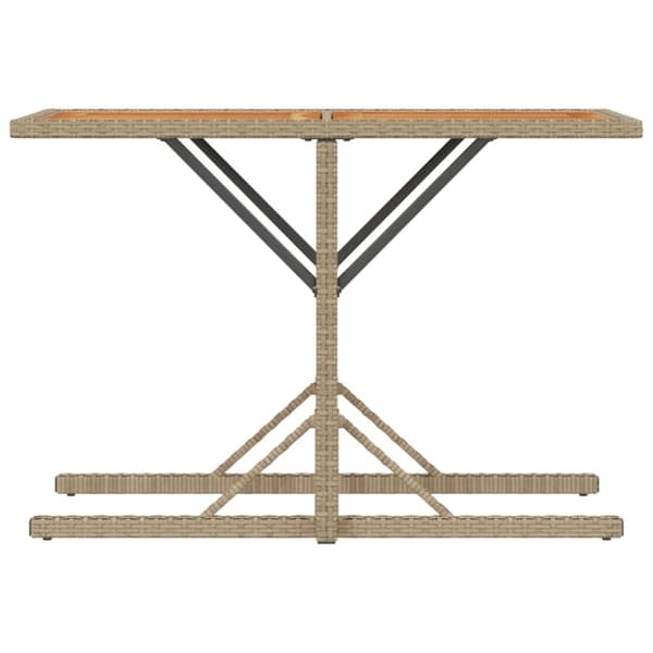 Bistrogrupp med dynor 3 delar beige konstrotting