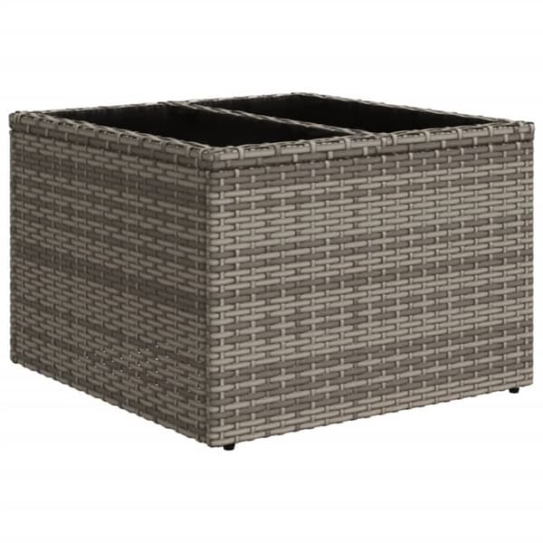 sofasæt til haven 8 dele med hynder polyrattan grå