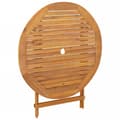Miniatyrbild 8 av 10: Matgrupp för trädgården 5 delar grå konstrotting/massivt trä