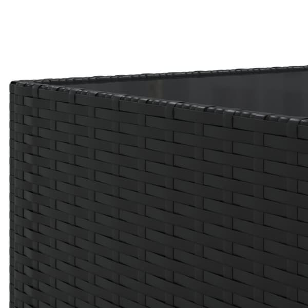 sofasæt til haven 11 dele med hynder polyrattan sort