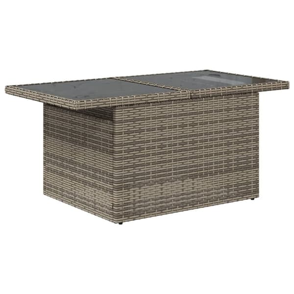 sofasæt til haven 8 dele med hynder polyrattan grå