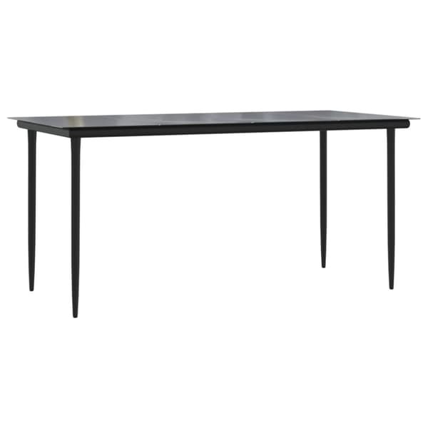spisebordssæt til haven 7 dele med hynder polyrattan beige