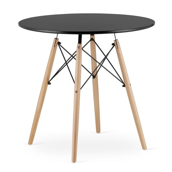 SETTI 80CM MUSTA + MUSTAT PIANOTUOLIT toimistoon, olohuoneeseen, ruokailutilaan