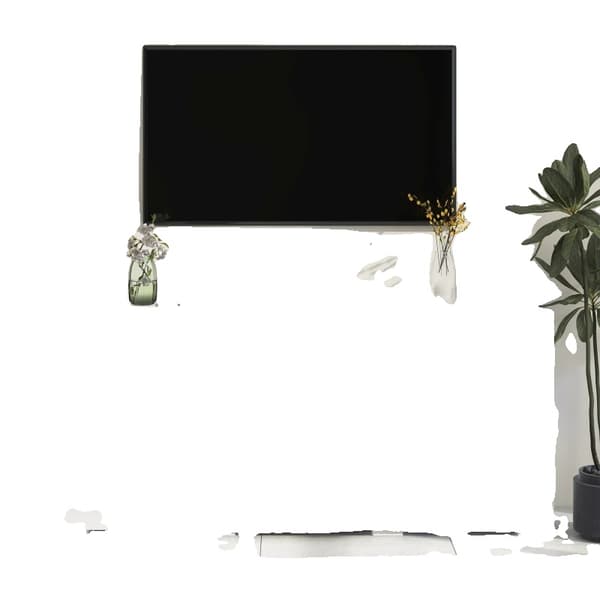 TV-skab, vægmonteret design, LED-belysning, 04