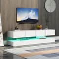 Miniatyrbild 2 av 2: TV-skåp, väggmonterad design, LED-belysning, 01