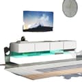 Miniatyrbild 1 av 2: TV-skåp, väggmonterad design, LED-belysning, 01