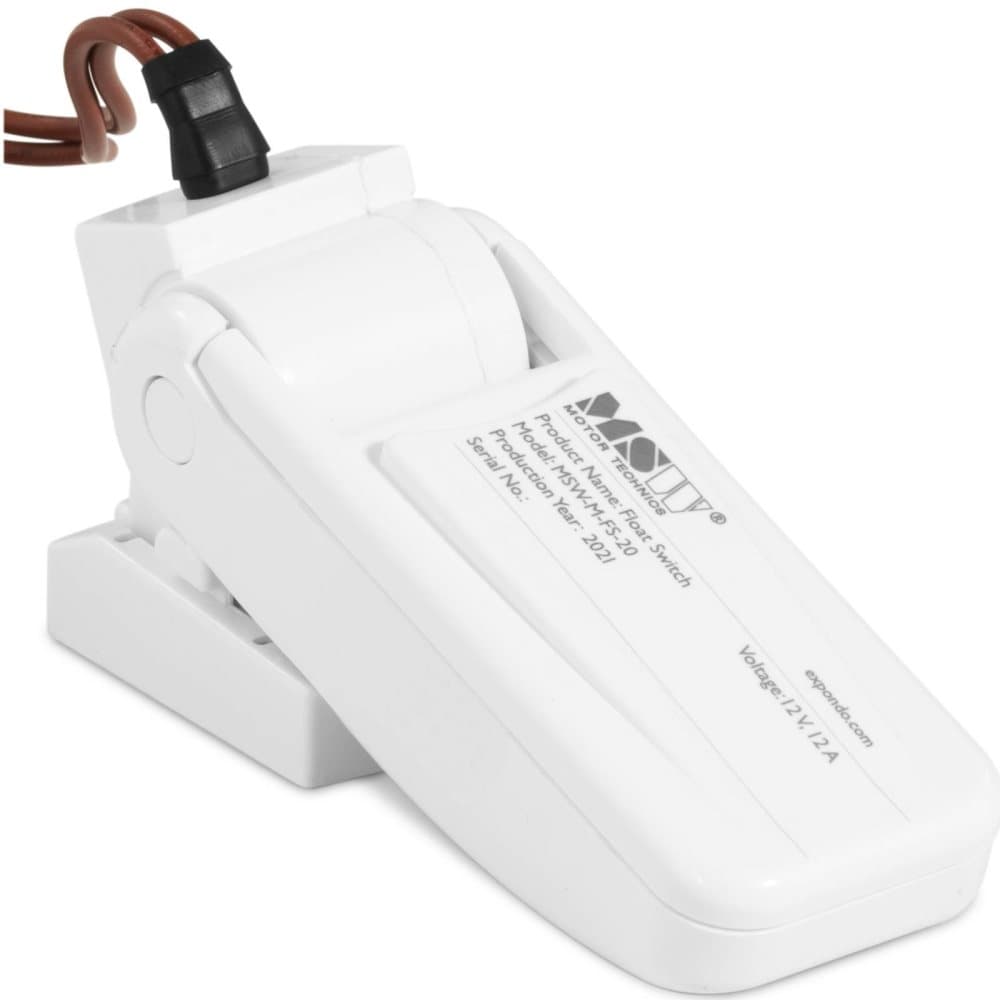 MSW Flottörbrytare - 12 V 12 A / 24 V 6 A