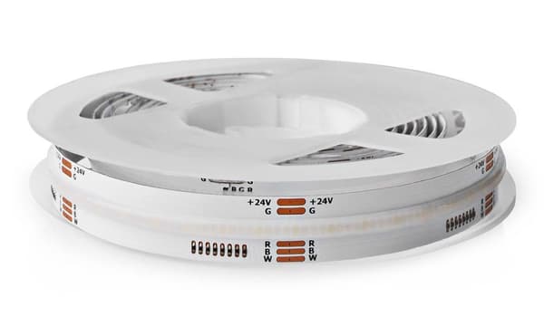 NEDIS Wi-Fi chytrý LED pásek/ 18W/ 220 - 240V/ IP20/ 860lm/ 2700 - 6500 K/ teplá až studená bílá/ RGB/ 2m Transparent, Hvid