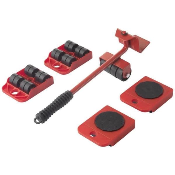 Rullskridskor - TOOLCRAFT - TO-7730013 - Max belastning 150 kg - Plast - Glidanvändning