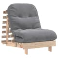 Pikkukuva 3 / 11: vidaXL Futon vuodesohva patjalla 70x206x11 cm täysi mänty
