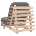 Pikkukuva 8 / 11: vidaXL Futon vuodesohva patjalla 70x206x11 cm täysi mänty