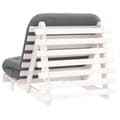 Pikkukuva 8 / 11: vidaXL Futon vuodesohva patjalla valkoinen 90x206x11 cm täysi mänty