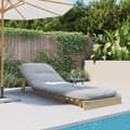 Pikkukuva 4 / 11: vidaXL Futon vuodesohva patjalla 70x206x11 cm kyllästetty mänty