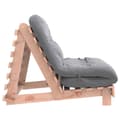 Miniatyrbillede 7 af 11: vidaXL futon med madras 100x206x11 cm massivt fyrretræ