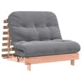 Miniatyrbillede 1 af 11: vidaXL futon med madras 100x206x11 cm massivt fyrretræ