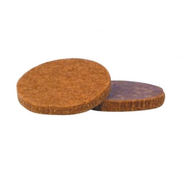 Suddgummi med klister - ISO - Diameter 33 mm - Brun - Förpackning med 6 - Antivibrations