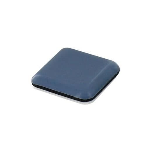 Patin glidande grått PTFE självhäftande D: 40x40mm x4