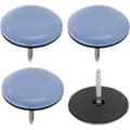 Miniatyrbild 1 av 3: 4x Teflon PTFE glidfötter 30 mm spikskydd golv stol möbel